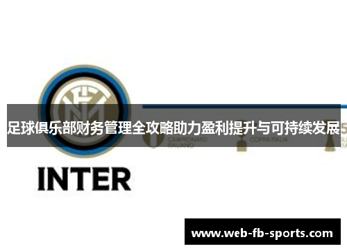 足球俱乐部财务管理全攻略助力盈利提升与可持续发展 足球俱乐部财务管理全攻略助力盈利提升与可持续发展